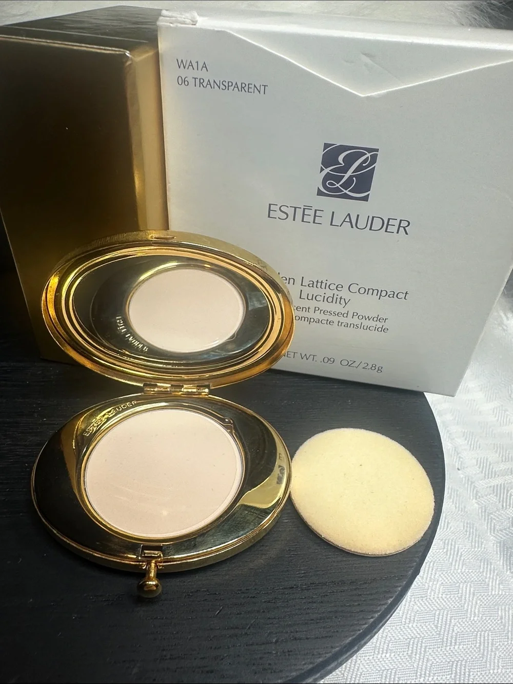 Estée Lauder pressed power compact lattice lucidity New!